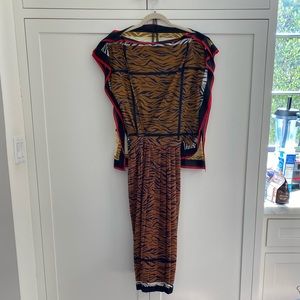 Rachel Comey zebra foulard handkerchief dress